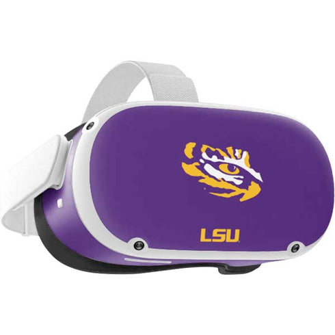 Louisiana State University - LSU Tiger Eye Logo Oculus Quest 2 Skin