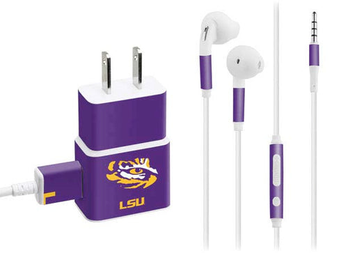 Louisiana State University - LSU Tiger Eye Logo Phone Charger Skin