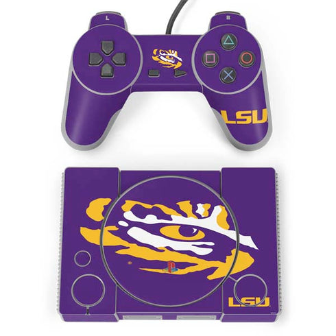 Louisiana State University - LSU Tiger Eye Logo PlayStation Classic Bundle Skin