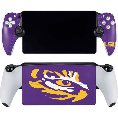 Louisiana State University - LSU Tiger Eye Logo PlayStation Portal Remote Player Skin