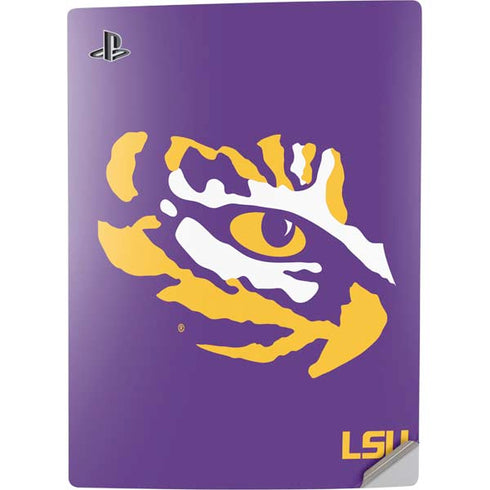 Louisiana State University - LSU Tiger Eye Logo PS5 Digital Edition Console Skin