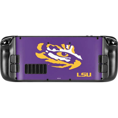 Louisiana State University - LSU Tiger Eye Logo Steam Deck Handheld Gaming Computer Skin