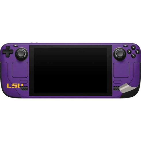 Louisiana State University - LSU Tiger Eye Logo Steam Deck Handheld Gaming Computer Skin