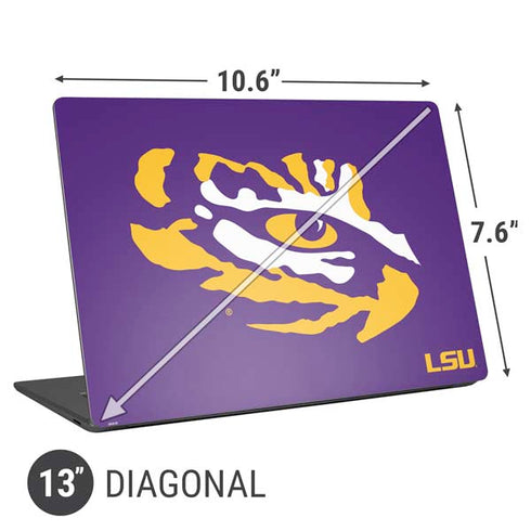 Louisiana State University - LSU Tiger Eye Logo Universal Laptop 13in (10.6 x 7.6in) Skin