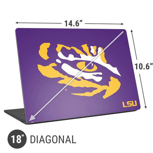 Louisiana State University - LSU Tiger Eye Logo Universal Laptop 18in (14.6 x 10.6in) Skin