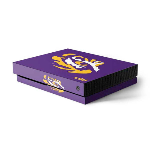 Louisiana State University - LSU Tiger Eye Logo Xbox One X Console Skin