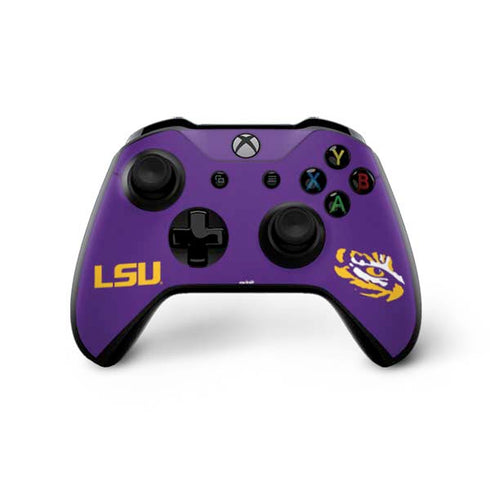 Louisiana State University - LSU Tiger Eye Logo Xbox One X Controller Skin