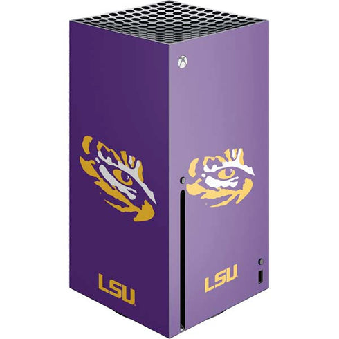 Louisiana State University - LSU Tiger Eye Logo Xbox Series X Console Skin