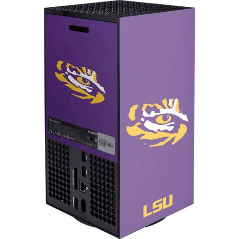 Louisiana State University - LSU Tiger Eye Logo Xbox Series X Console Skin