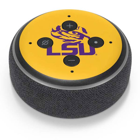 Louisiana State University - LSU Tiger Eye Logo Yellow Amazon Echo Dot Skin