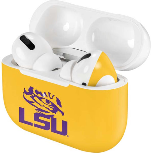 Louisiana State University - LSU Tiger Eye Logo Yellow Apple AirPods Pro Skin