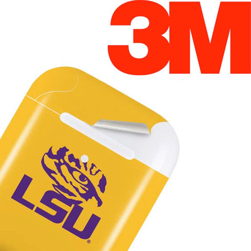 Louisiana State University - LSU Tiger Eye Logo Yellow Apple AirPods Skin