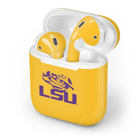 Louisiana State University - LSU Tiger Eye Logo Yellow Apple AirPods Skin