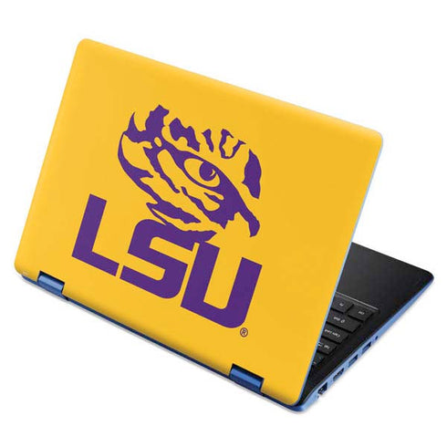 Louisiana State University - LSU Tiger Eye Logo Yellow Aspire R11 11.6in Skin