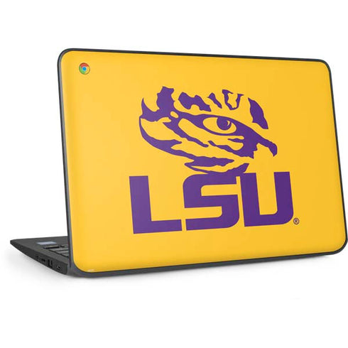 Louisiana State University - LSU Tiger Eye Logo Yellow HP Chromebook Skin