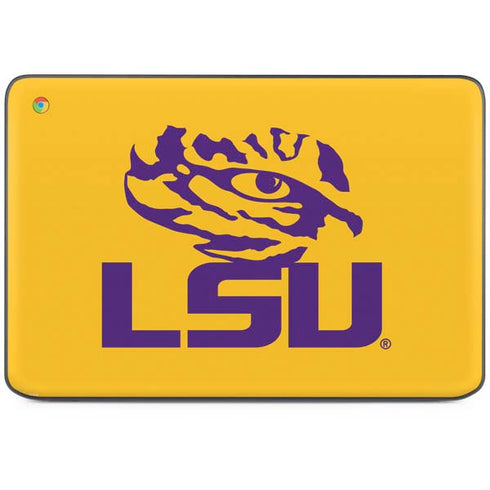 Louisiana State University - LSU Tiger Eye Logo Yellow HP Chromebook Skin
