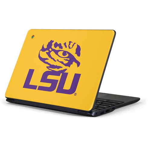 Louisiana State University - LSU Tiger Eye Logo Yellow Samsung Chromebook Skin