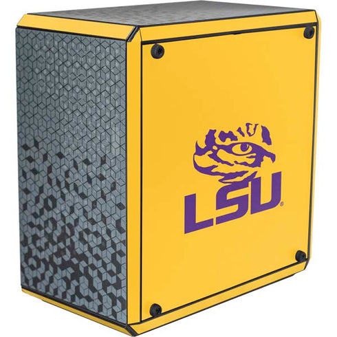 Louisiana State University - LSU Tiger Eye Logo Yellow Cooler Master MasterBox Q300L Mini Tower Skin
