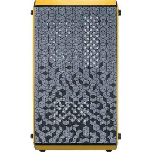 Louisiana State University - LSU Tiger Eye Logo Yellow Cooler Master MasterBox Q300L Mini Tower Skin