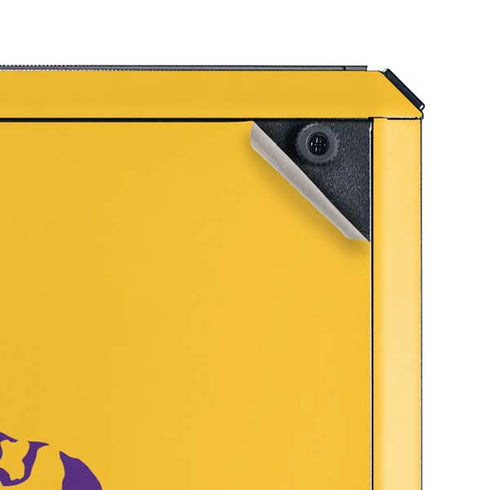 Louisiana State University - LSU Tiger Eye Logo Yellow Cooler Master MasterBox Q300L Mini Tower Skin