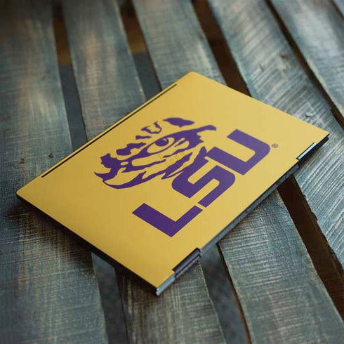 Louisiana State University - LSU Tiger Eye Logo Yellow HP Envy Skin