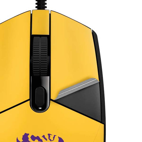 Louisiana State University - LSU Tiger Eye Logo Yellow G203 Prodigy RGB Wired Gaming Mouse Skin
