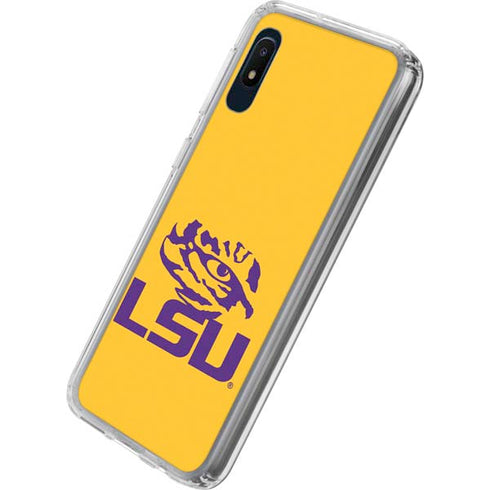Louisiana State University - LSU Tiger Eye Logo Yellow Galaxy A10e Clear Case