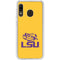 Louisiana State University - LSU Tiger Eye Logo Yellow Galaxy A20 Clear Case