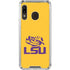 Louisiana State University - LSU Tiger Eye Logo Yellow Galaxy A30 Clear Case