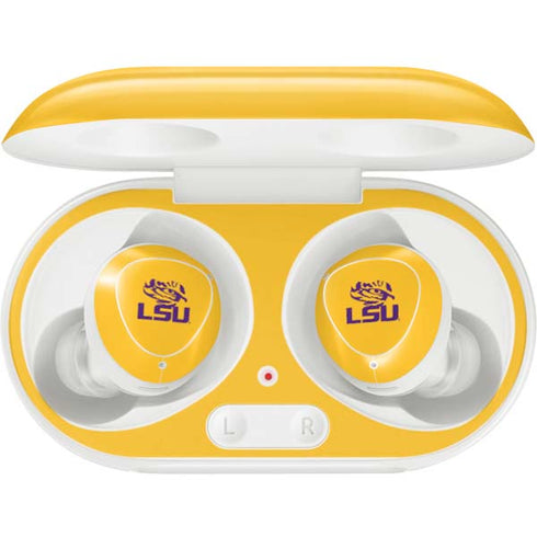 Louisiana State University - LSU Tiger Eye Logo Yellow Galaxy Buds Plus Skin