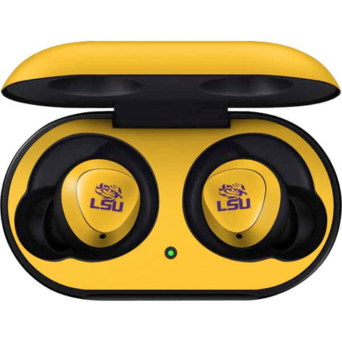 Louisiana State University - LSU Tiger Eye Logo Yellow Galaxy Buds Skin