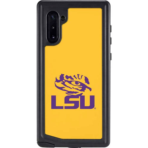 Louisiana State University - LSU Tiger Eye Logo Yellow Galaxy Note 10 Waterproof Case