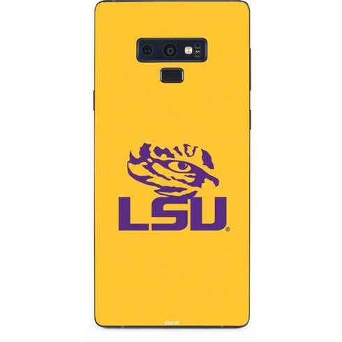 Louisiana State University - LSU Tiger Eye Logo Yellow Galaxy Note 9 Skin