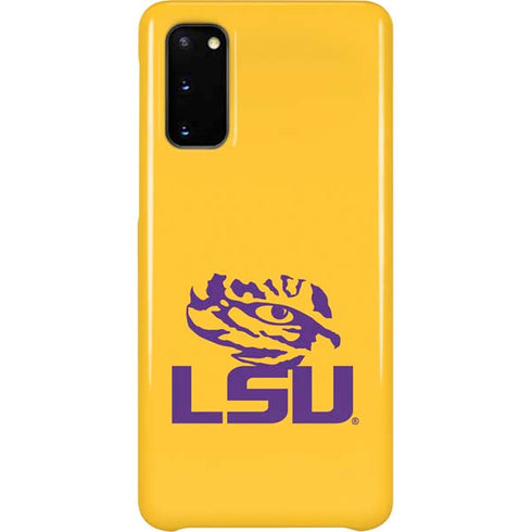 Louisiana State University - LSU Tiger Eye Logo Yellow Galaxy S20 Lite Case