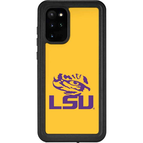 Louisiana State University - LSU Tiger Eye Logo Yellow Galaxy S20 Plus Waterproof Case
