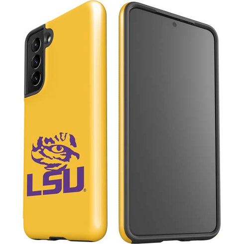 Louisiana State University - LSU Tiger Eye Logo Yellow Galaxy S21 5G Pro Case