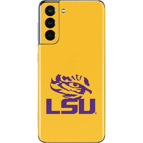 Louisiana State University - LSU Tiger Eye Logo Yellow Galaxy S21 5G Skin