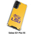 Louisiana State University - LSU Tiger Eye Logo Yellow Galaxy S21 Plus 5G Clear Case