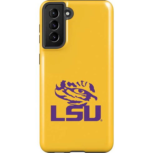 Louisiana State University - LSU Tiger Eye Logo Yellow Galaxy S21 Plus 5G Pro Case