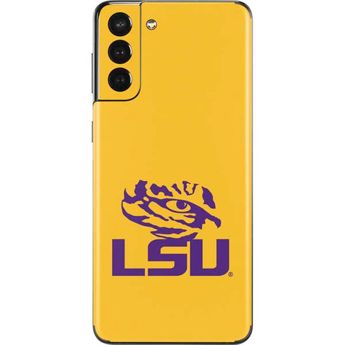 Louisiana State University - LSU Tiger Eye Logo Yellow Galaxy S21 Plus 5G Skin