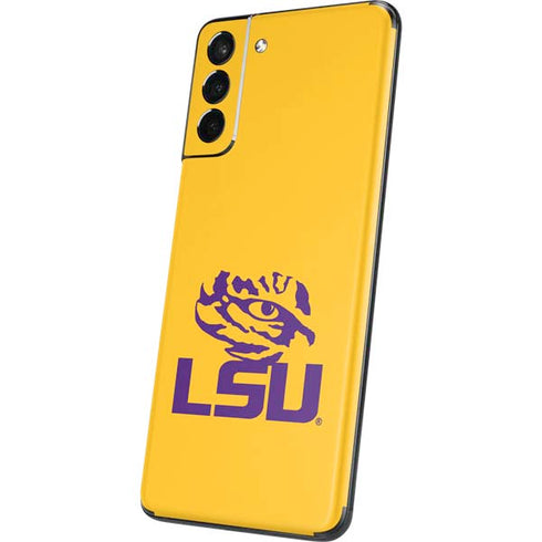 Louisiana State University - LSU Tiger Eye Logo Yellow Galaxy S21 Plus 5G Skin