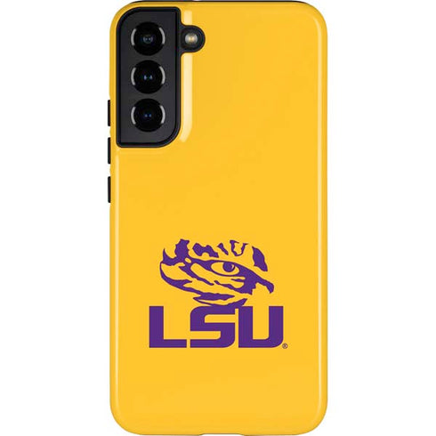 Louisiana State University - LSU Tiger Eye Logo Yellow Galaxy S22 Plus Pro Case