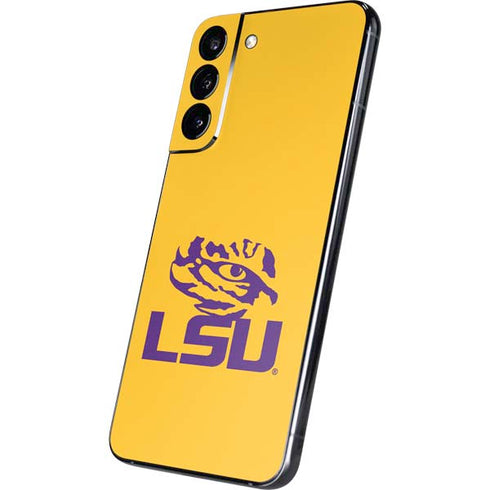 Louisiana State University - LSU Tiger Eye Logo Yellow Galaxy S22 Plus Skin
