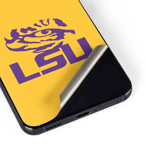 Louisiana State University - LSU Tiger Eye Logo Yellow Galaxy S22 Plus Skin