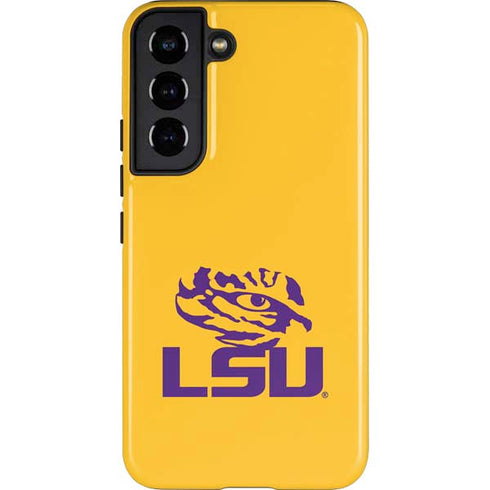 Louisiana State University - LSU Tiger Eye Logo Yellow Galaxy S22 Pro Case