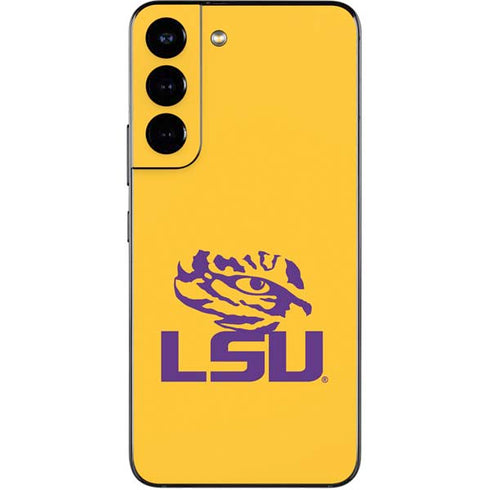Louisiana State University - LSU Tiger Eye Logo Yellow Galaxy S22 Skin