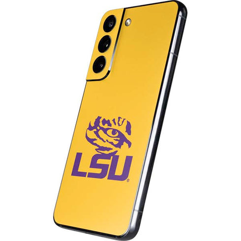 Louisiana State University - LSU Tiger Eye Logo Yellow Galaxy S22 Skin
