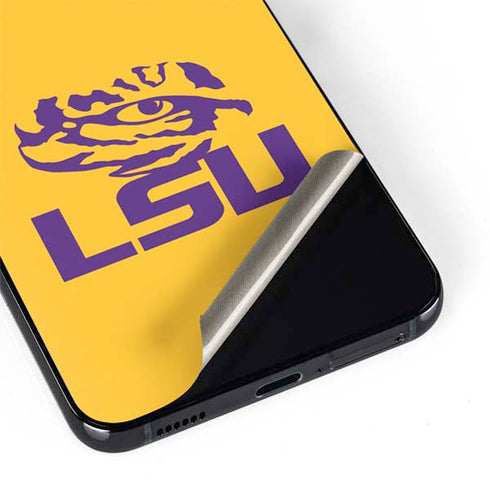 Louisiana State University - LSU Tiger Eye Logo Yellow Galaxy S22 Skin