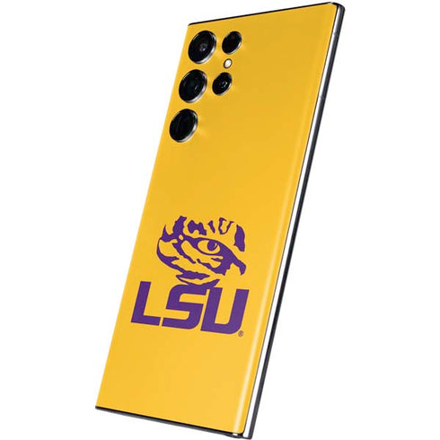 Louisiana State University - LSU Tiger Eye Logo Yellow Galaxy S22 Ultra Skin