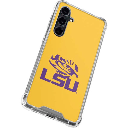 Louisiana State University - LSU Tiger Eye Logo Yellow Galaxy S23 FE Clear Case